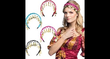 Boland - Hoofdband Belly dance assorti - Volwassenen - Vrouwen - Buikdanseres - 1001 Nacht