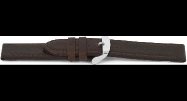 Horlogeband H439 Water Bruin Oily 22x22mm