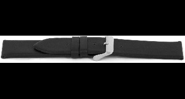 Horlogeband I147 Classic Zwart Waterproef 24x24 mm