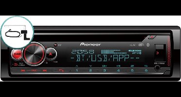 Pioneer DEH-S720DAB Autoradio Enkel din Multicolour-CD Tuner-USB - 4 x 50 W