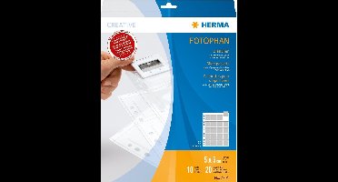 Laatste 5 pak HERMA Diahoesjes voor Kleinbeeld-Dias 10 hoezen/pak helder