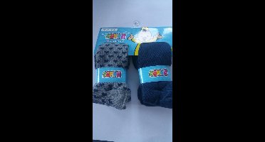 BUMBA 2 PAAR COLLANTS , 1-2 jaar of 3-4 jaar, kleur grijs en donker blauw