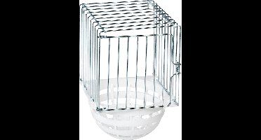 Flamingo Vogelaccessoire Nestkastje Nido - Wit - 11 x 11.5 x 17 cm