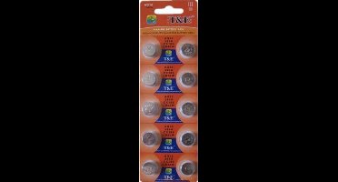 Lithium knoopcel AG12 / LR43- 1,5V (10 stuks