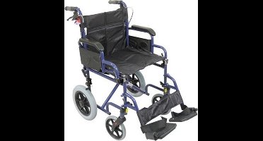 Aidapt Rolstoel - Opvouwbaar - Blauw
