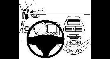 Houder - Brodit ProClip - Chevrolet Spark 2011-2015 Left mount