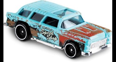 Hot Wheels Rod Squad Classic '55 Nomad 7 Cm Blauw