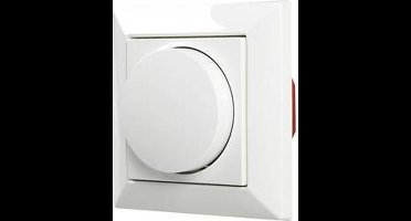 Ehmann 5591x0100 Draaidimmer Geschikt voor lampen: LED-lamp, Halogeenlamp, Gloeilamp Wit (RAL 9016)