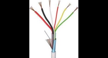ELAN 70I142 Alarmkabel LiYY 4 x 0.22 mm² + 2 x 0.5 mm² Wit 20 m