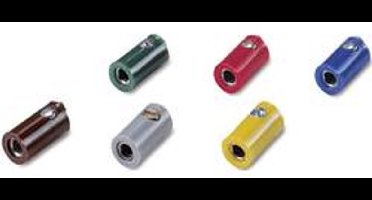 Modelspoor mof 2.6 mm 100 stuk(s) Zonder dwarsgat Geel