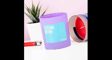 Fisura Kaars Met Tekst - Feeling Retro