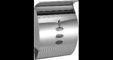 Haushalt 60117 - Brievenbus - met krantencompartiment - RVS