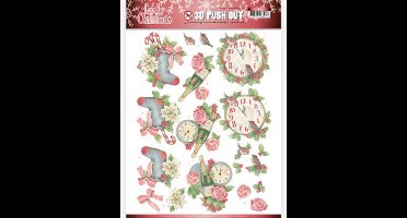 3D Pushout - Jeanine's Art - Lovely Christmas - Lovely Christmas Time
