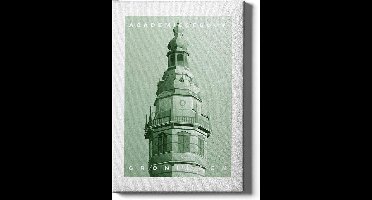 Walljar - Academiegebouw - Muurdecoratie - Poster