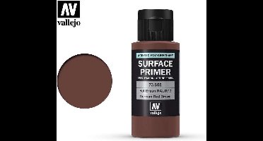 Vallejo Hobbyverf Acrylverf - 73605 German Red Brown - Primer - Acryl (60 ml) Verf flesje - 60 ml
