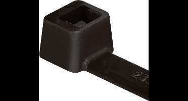 HellermannTyton T50R-W-BK-C1 HELL BUNDELBAND 200X4 6MM ZWRT per 100