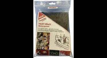 FASTECH® 707-330-Bag Klittenband Om op te naaien Microhaak (l x b) 500 mm x 100 mm Zwart 0.5 m