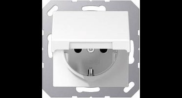 Jung A1520KIKLWW Wandcontactdoos Inzetstuk 1-voudig Alpine-wit 1 stuk(s)