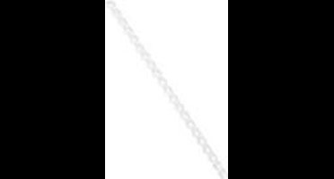 Kunststof bindring 10mm - wit - 100 stuks