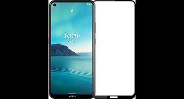 Shop4 - Nokia 3.4 Glazen Screenprotector - Edge-To-Edge Gehard Glas Transparant