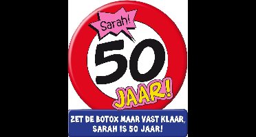 Wenskaarten - Sarah verkeersbord