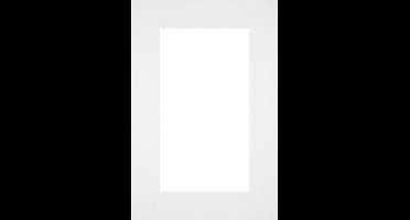 Passe-Partout Fotomaat 50x80 cm - Lijstmaat 62x93 cm - Wit - Museumkarton - Fotolijst niet inbegrepen