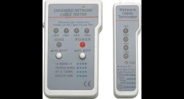 Intellinet 351898 Netwerktester – CAT 3, CAT 4, CAT 5, CAT 5e, CAT 6, CAT 6A