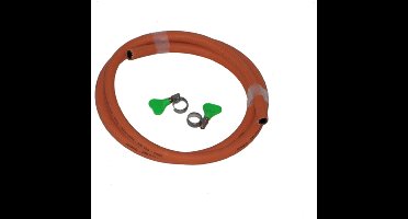 Gimeg HD Gasslang pvc - 2 slangklemmen - 2 m