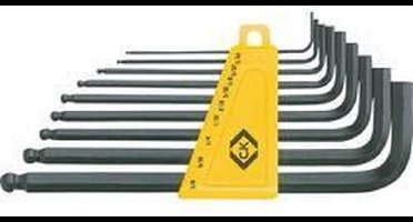 Extra Lange Inbussleutels 9 delig