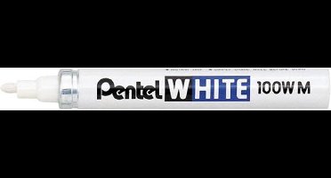 Pentel 100W Markeerpen - Wit
