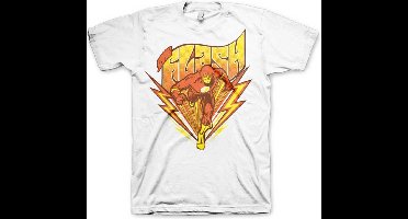 DC Comics The Flash Heren Tshirt -XL- Classic Wit