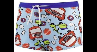 Beco Zwemboxer Voertuigen Jongens Polyester Blauw Mt 116