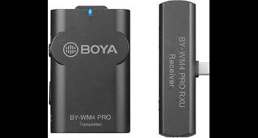 Boya 2.4 GHz Lavalier Microfoon Draadloos BY-WM4 Pro-K5 voor Android