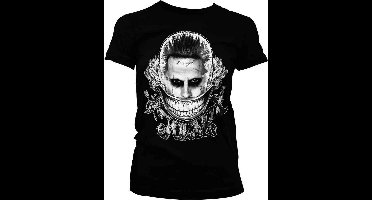 DC Comics Suicide Squad Dames Tshirt -S- Joker Damaged Zwart