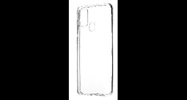 Mobiparts hoesje geschikt voor Samsung Galaxy A21s - Zacht TPU - Schokabsorberend TPU - Grip Coating - Transparant