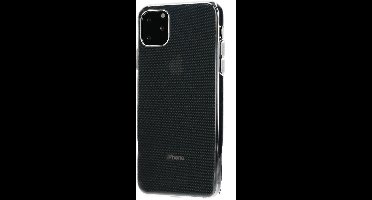 Mobiparts hoesje geschikt voor Apple iPhone 11 Pro Max - Zacht TPU - Schokabsorberend TPU - Grip Coating - Transparant