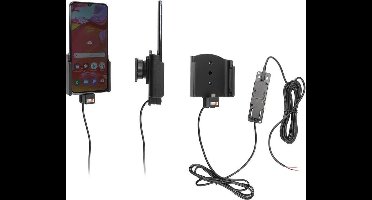 Brodit houder geschikt voor Samsung Galaxy A70 Actieve houder met vaste voeding
