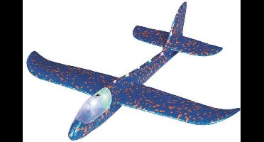 Moses Zweefvliegtuig Met Verlichting Junior 47 Cm Foam Blauw