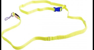 Duvo+ Jogging lijn led licht usb Neon geel 200cm/2,5cm
