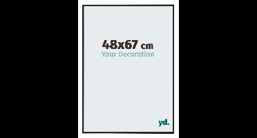 Your Decoration - Fotolijst 48x67 cm - Aluminium - Zwart Mat - New York