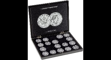 Presentatie cassette, Volterra Uno - voor Munten - Maple Leaf, 1 oz Silver in capsules (20 st.)