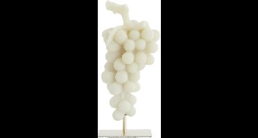 Light & Living - Ornament GRAPE - 14x12.5x30.5cm - Wit