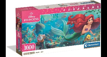 Clementoni - Puzzel - 1000 Stukjes - De Kleine Zeemeermin Panorama