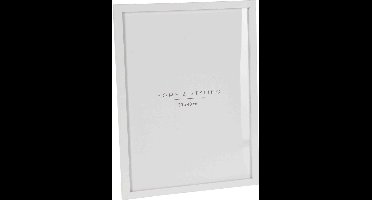Home & Styling Fotolijst - kunststof - wit - voor een foto van 30 x 40 cm