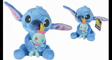 Simba Toys Stitch met Scrump - Knuffel 35 cm - Lilo & Stitch Knuffel