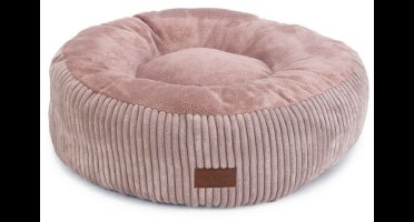 Designed by Lotte Ligmand Ribbed - Kattenmand - Kattenkussen - Roze - 50x50x17 cm