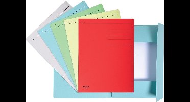 Exacompta 50x FOREVER® bedrukte map met 3 kleppen - 280gm2 - 24x32 cm voor A4 - Geassorteerd - 448000E