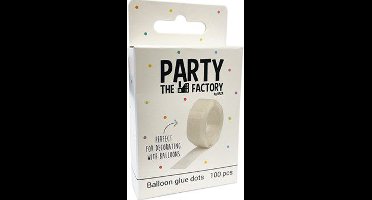 Haza Ballonplakkers - op rol - 100x stuks - ballon ophangen zonder helium