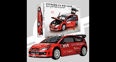 IXO Collections Modelbouwpakket - 020 Citroën C4 WRC 2008 - Rallye Monte-Carlo - Rallye Auto Metalen - 1:8 - Modelbouw
