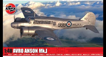 Airfix Modelbouwpakket Vliegtuigen - 09191A Avro Anson Mk.I - Propeller Vliegtuig Plastic - 1:48 - Modelbouw